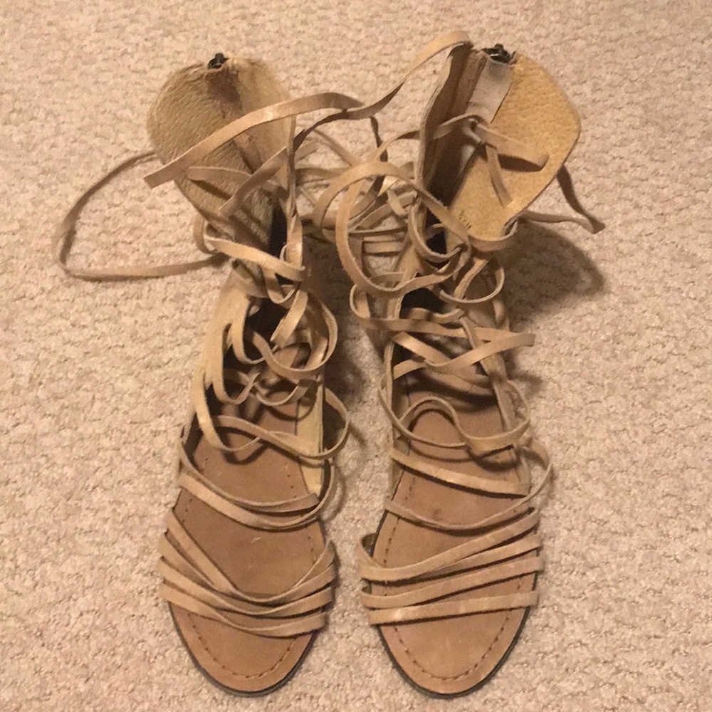 Mia Limited Edition Leather Gladiator Sandals